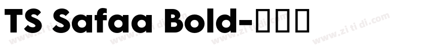TS Safaa Bold字体转换 TS Safaa Bold字体转换